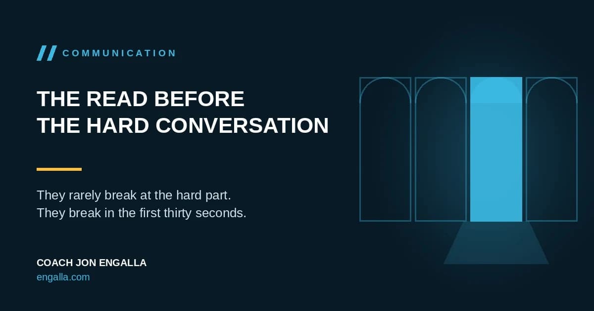 The Read Before the Hard Conversation