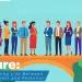 Diverse professionals standing together on a bridge symbolizing recruitment and retention, representing workplace culture.